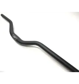 HANDLEBAR 31.8mm, 78cm Wide, 60mm Rise, Matt BLACK (6 Degree Sweep)