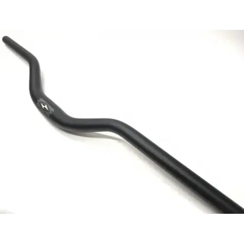 HANDLEBAR 31.8mm, 78cm Wide, 60mm Rise, Matt BLACK (6 Degree Sweep)