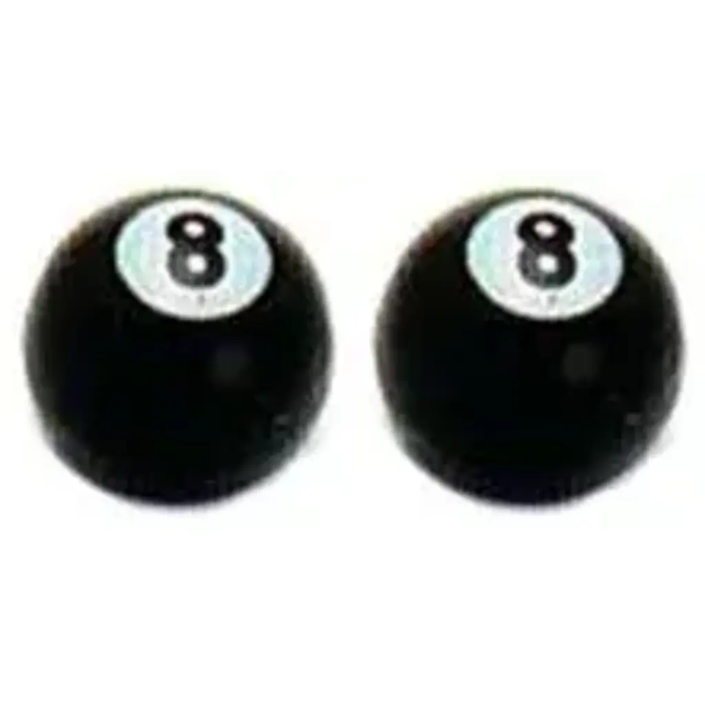 Valve cap #8 ball 2pce A/V