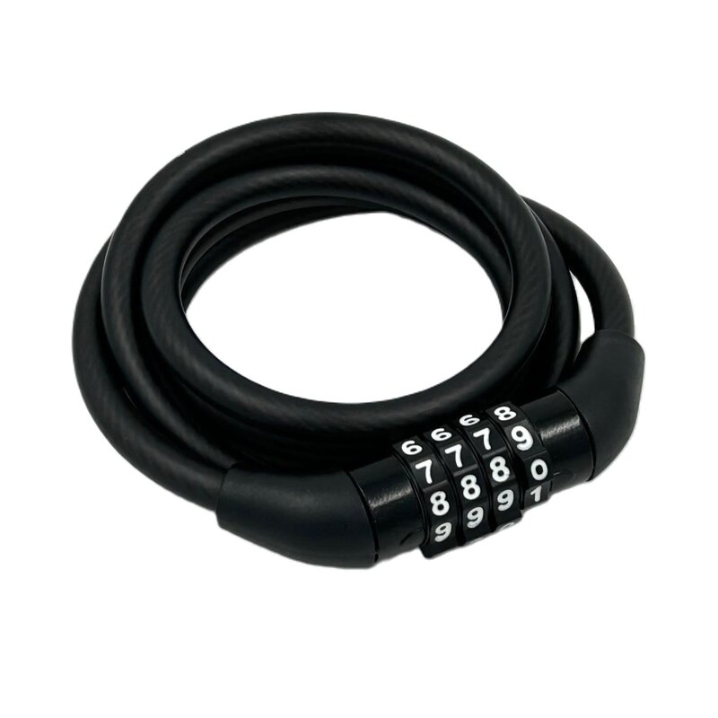 Jet Black Jetblack Pocket Cable Combo Lock 8×1200 Reset 4-digit