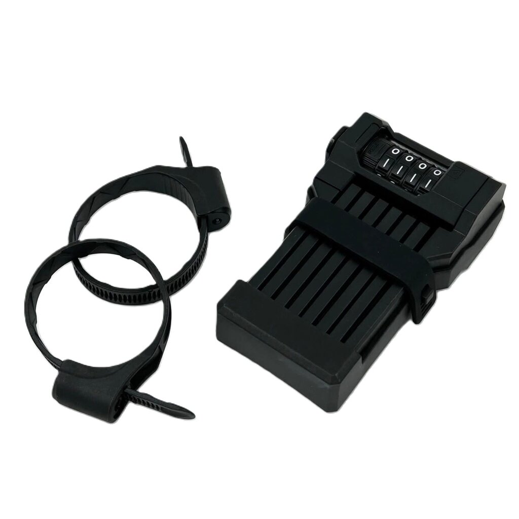 Jet Black Jetblack Combo Folding Lock 650mm Reset 4-digit