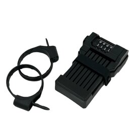 Jet Black Jetblack Combo Folding Lock 650mm Reset 4-digit