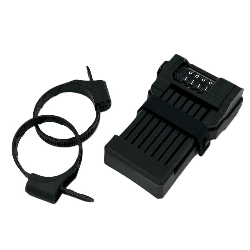 Jet Black Jetblack Combo Folding Lock 650mm Reset 4-digit