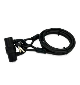 Jet Black Jetblack Traveler Cable 10x3000mm with Key Lock