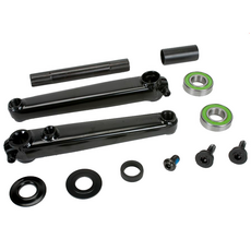 SUNDAY SUNDAY Saker Crank Set 170mm X 19mm Chromo Mid BB Black