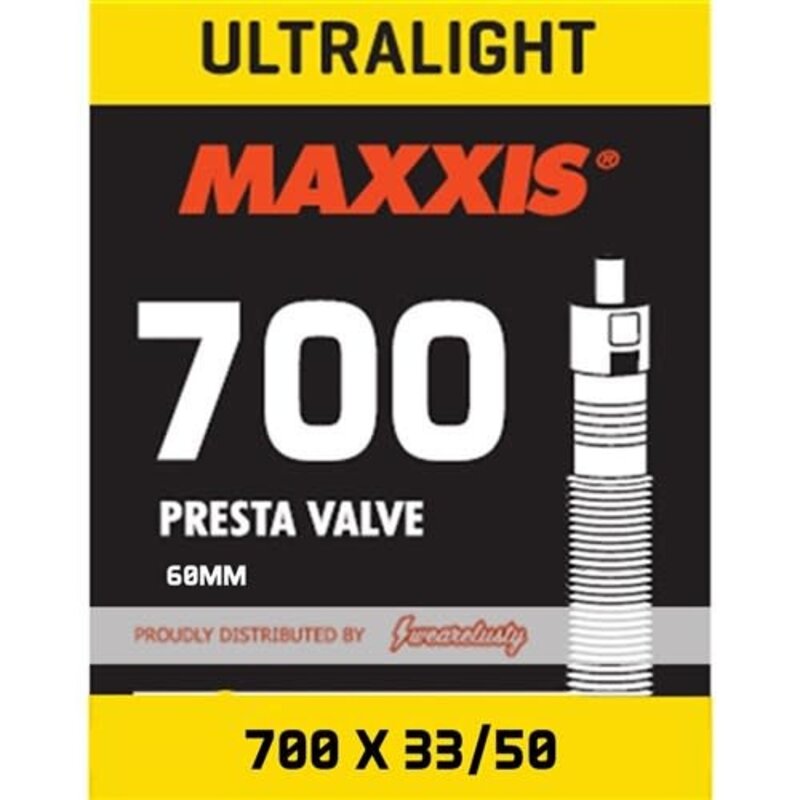 MAXXIS MAXXIS Tube Ultralight 700 X 33/50 Presta 60mm