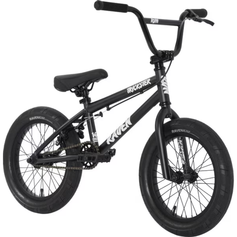 Raven BMX Raven Trickster 16'' BMX Bike Midnight Black (Gloss)