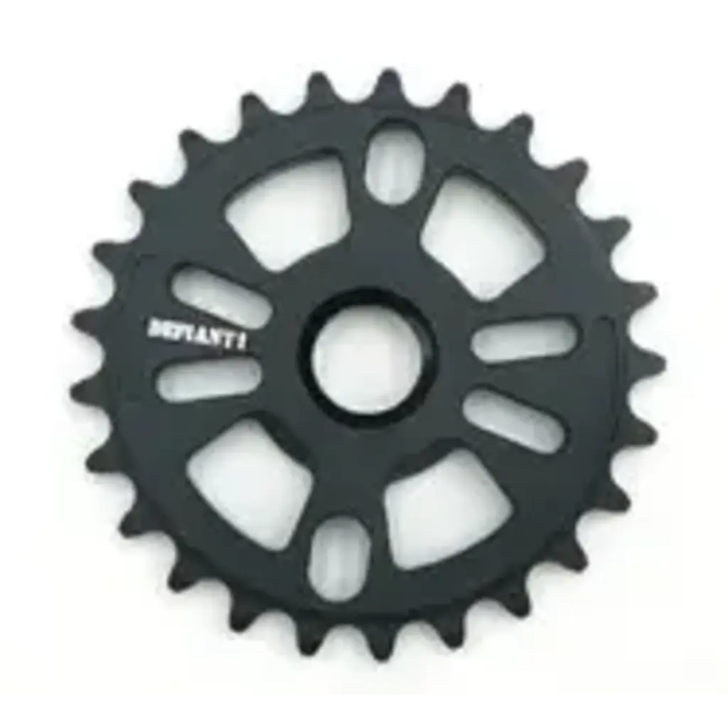 Chain Ring Defiant Alloy Black 25T 24/22/19mm Spacers
