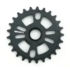 Chain Ring Defiant Alloy Black 25T 24/22/19mm Spacers