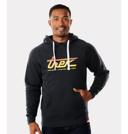 Trek Trek Sunset Script Unisex Hoodie, Small -Navy