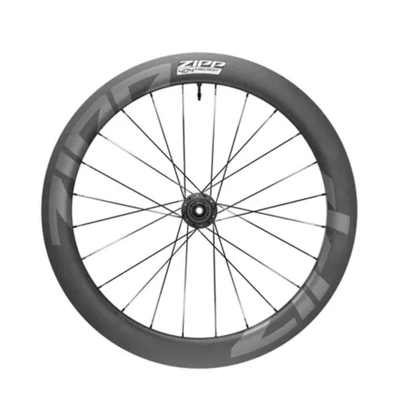 ZIPP AM 404 Firecrest Carbon Tubeless Disc Brake Center Locking 700c Rear 24Spokes SRAM 10/11sp 12x142mm Standard Graphic B1