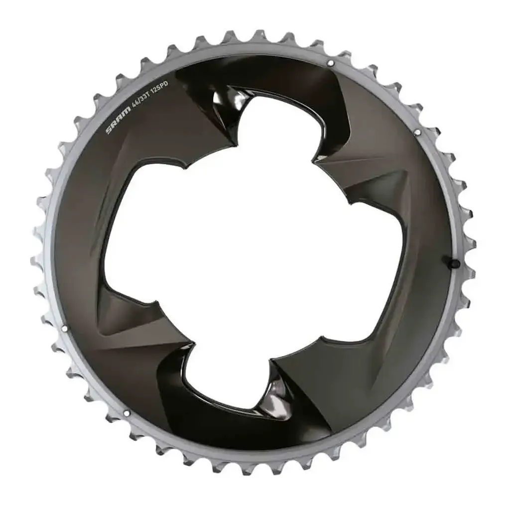 SRAM CHAIN RING ROAD 48T 107 2X FORCE GREY POLAR GREY