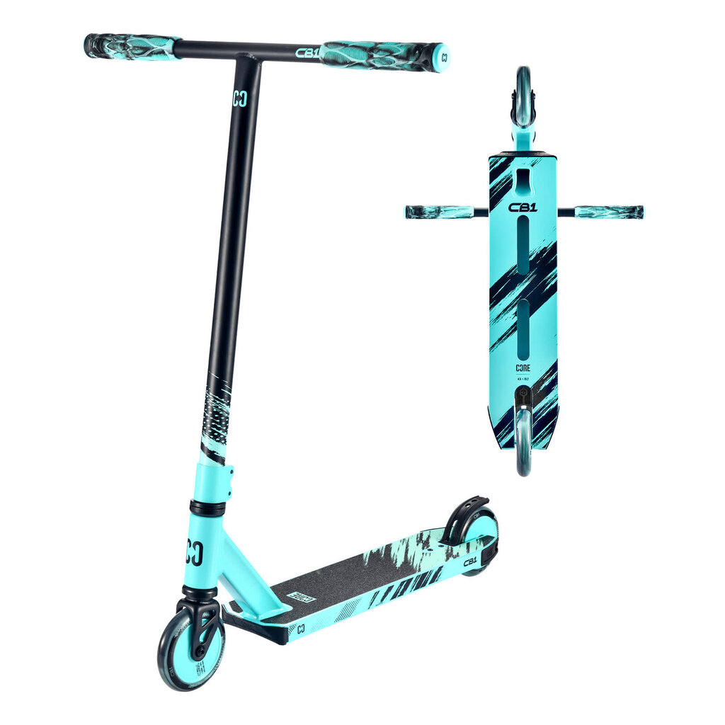 Crisp CORE CB1 Beginner Stunt Scooter- Black/Teal