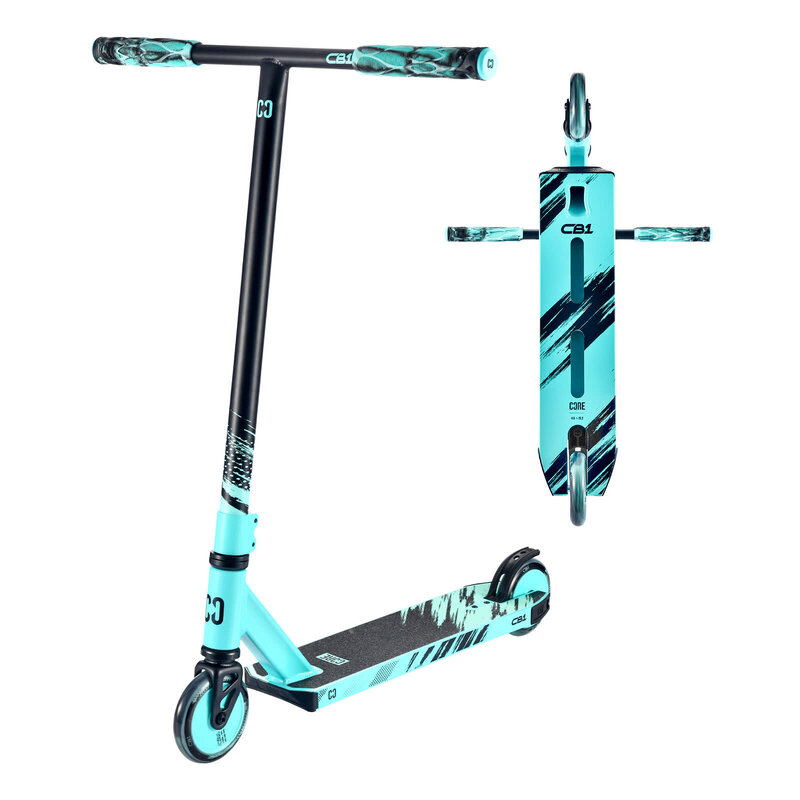 Crisp CORE CB1 Beginner Stunt Scooter- Black/Teal