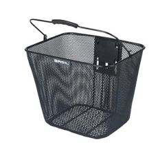 BASIL BASIL BILBAO FRONT BICYCLE BASKET KF Black