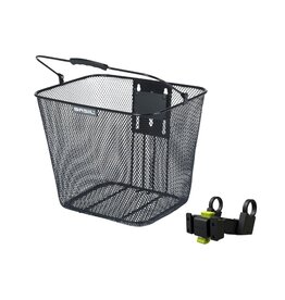 BASIL BASIL BILBAO FRONT BASKET KF INCL. HANDLEBAR HOLDER BLACK