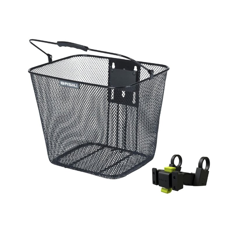 BASIL BASIL BILBAO FRONT BASKET KF INCL. HANDLEBAR HOLDER BLACK