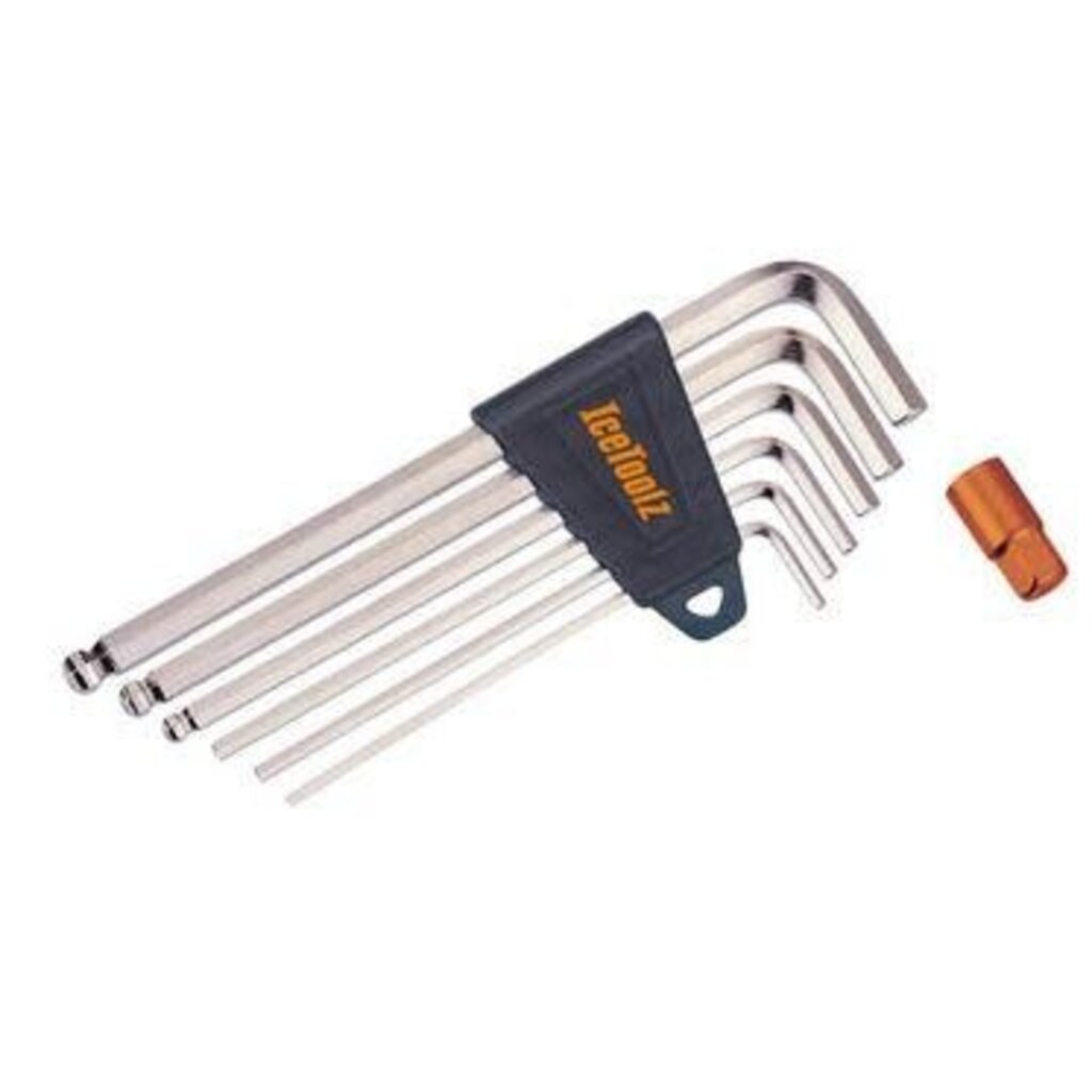 IceToolz 6 Piece Hex Key Wrench Set  2-8mm (4/5/6mm Ball Ended)