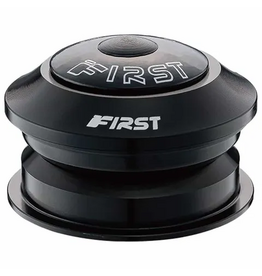 Headset, alloy cap & lower cup, steel upper cup, for 1 1/8, DIA; 28.6 x 44 x 30 - Upper: ball retainer, Lower: sealed bearing