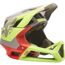 FOX Fox Proframe Helmet TUK AS - Stone/Yellow/Orange Large