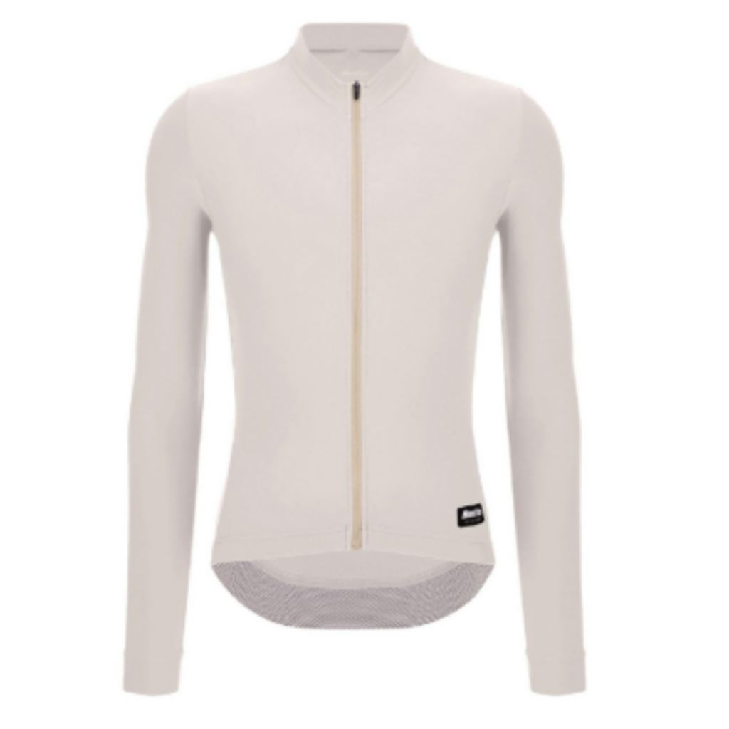Santini RTR Long Sleeve Unisex Winter Fleece Jersey - Cappuccino