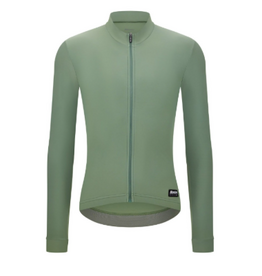 Santini Santini RTR Longsleeve Unisex Winter Fleece Jersey - Sage Green -Large