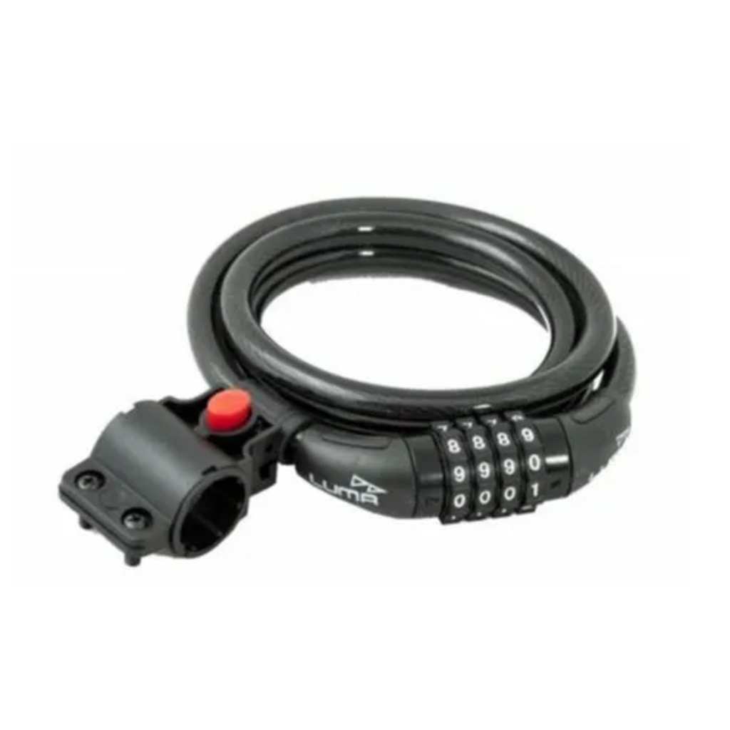 LUMA Lock Combination Resettable  12mm x 1800mm w/bracket