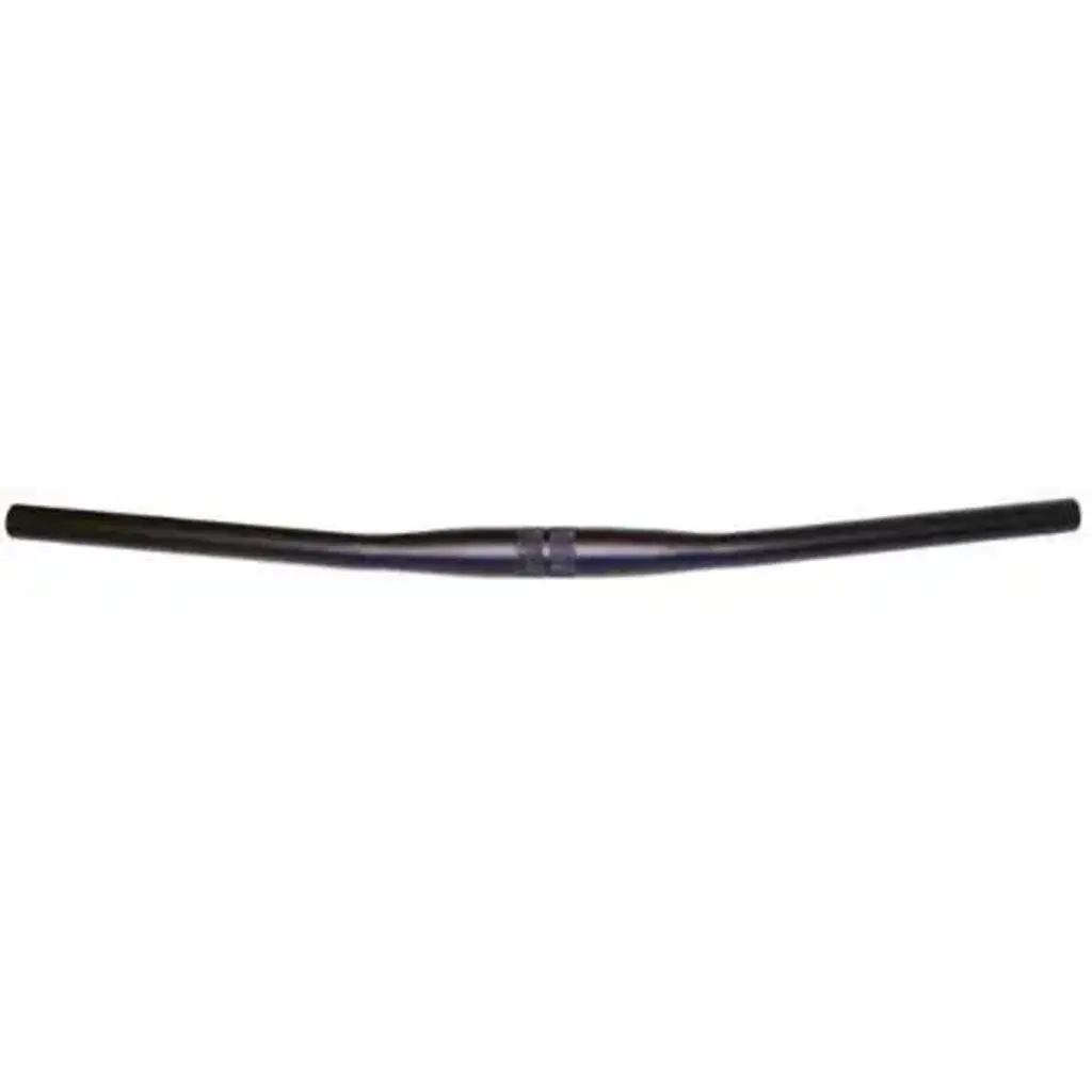 Handlebar 31.8mm, 68Cm Wide, Flat, 10 Deg Sweep, Butted Alloy, MTB Black