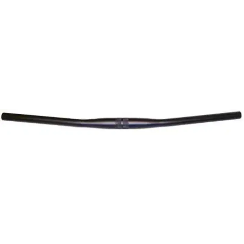 Handlebar 31.8mm, 68Cm Wide, Flat, 10 Deg Sweep, Butted Alloy, MTB Black