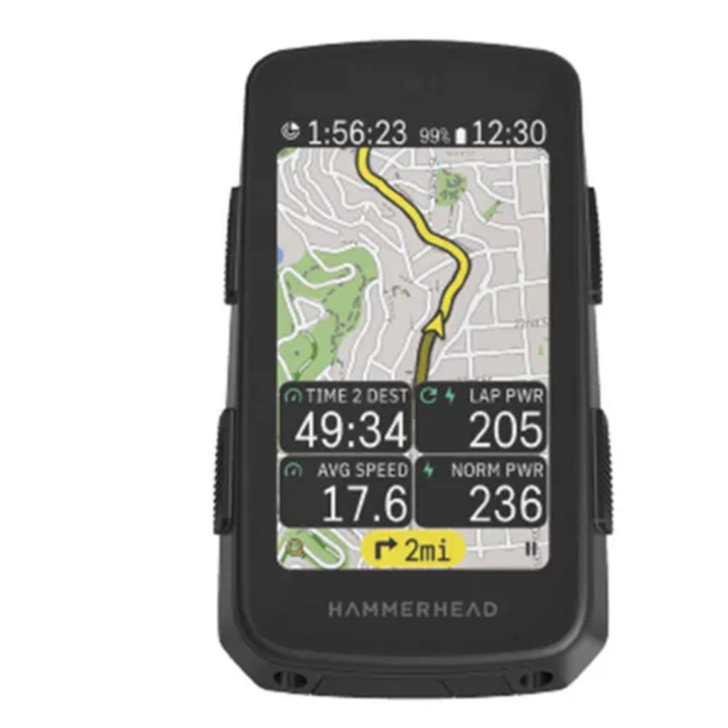 SRAM Hammerhead Karoo Bike Computer (Including Device, 31.8mm Hammerhead Mounting System, USB-C to USB-C Charging Cable, Quarter-Turn Adapter, Lanyard, Quick Start Guide)