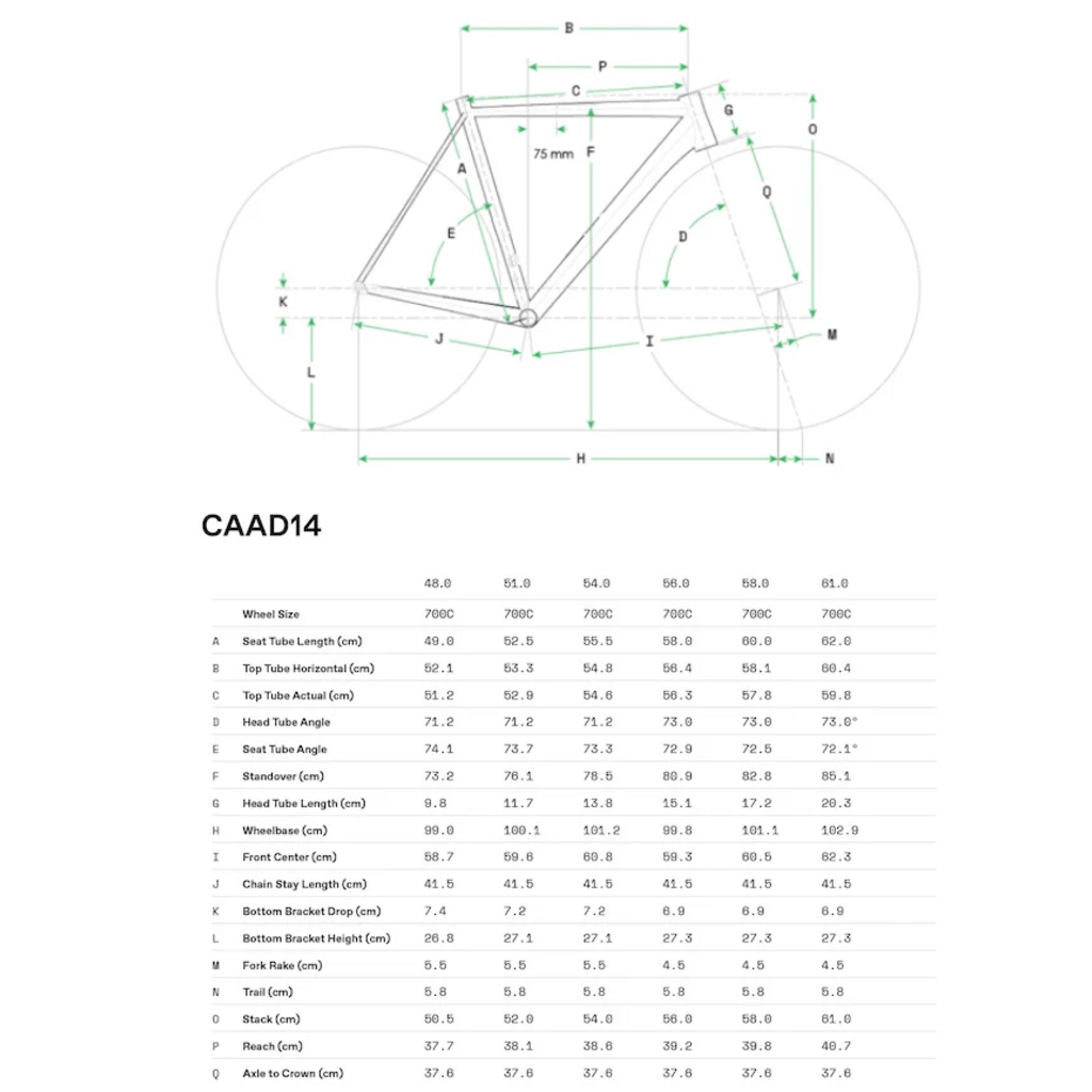 Cannondale CANNONDALE CAAD14  -Raw, 56