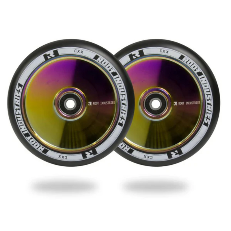 Root Industries Root Industries AIR 120mm Wheels - Black/Rocket Fuel