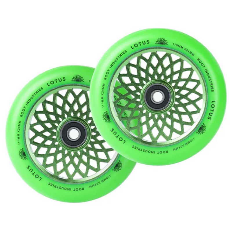 Root Industries Root Industries LOTUS 110mm Wheels - Green/Green