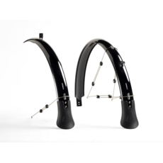 Trek Trek NCS Mudguard Set 700c x 35-45mm, Front and Rear - Black
