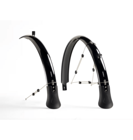 Trek Trek NCS Mudguard Set 700c x 35-45mm, Front and Rear - Black