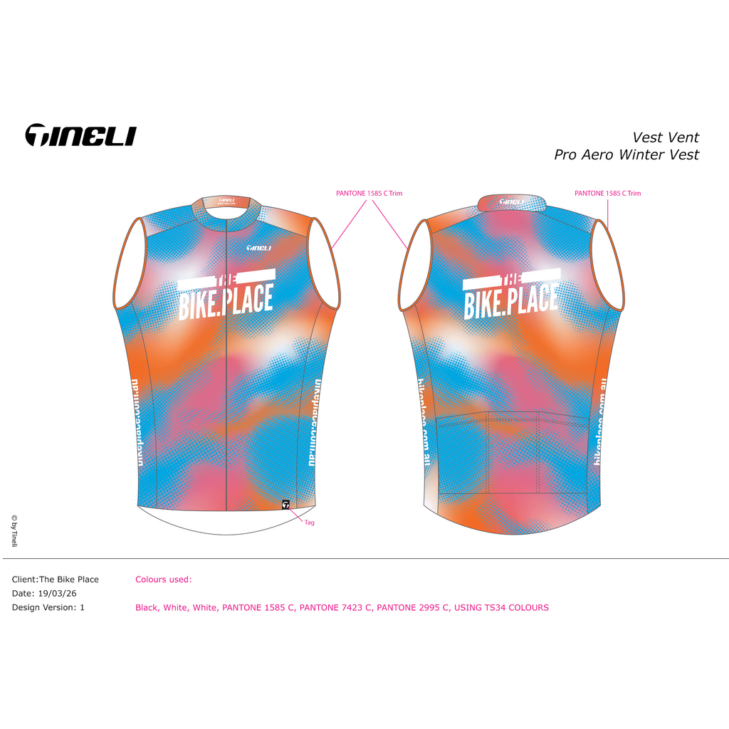TBP 26 27 Race Vest with Pockets -