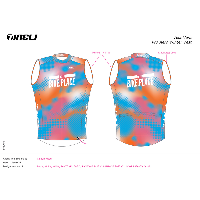 TBP 26 27 Race Vest with Pockets -