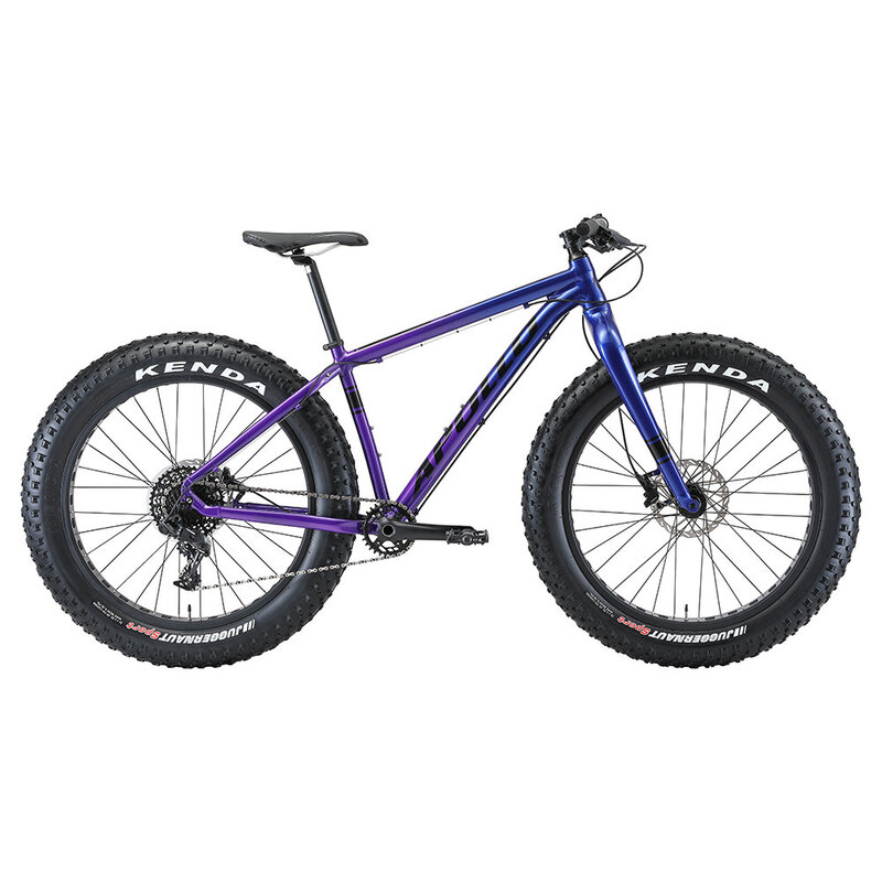 Apollo Apollo Stout 20" Fat Bike M- Gloss Navy Blue, Purple Fade/Black