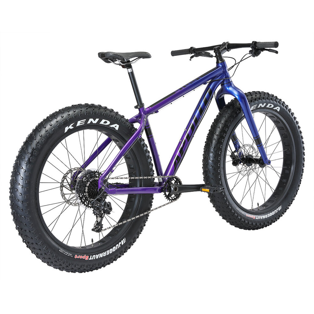 Apollo Apollo Stout 20" Fat Bike M- Gloss Navy Blue, Purple Fade/Black