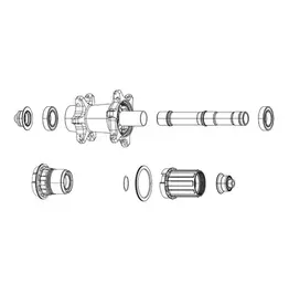 ZIPP ZIPP Freehub Kit SS 176/177 SRAM XDR