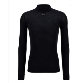 Santini Santini LANA Long Sleeve Wool Baselayer 4W Black - Medium