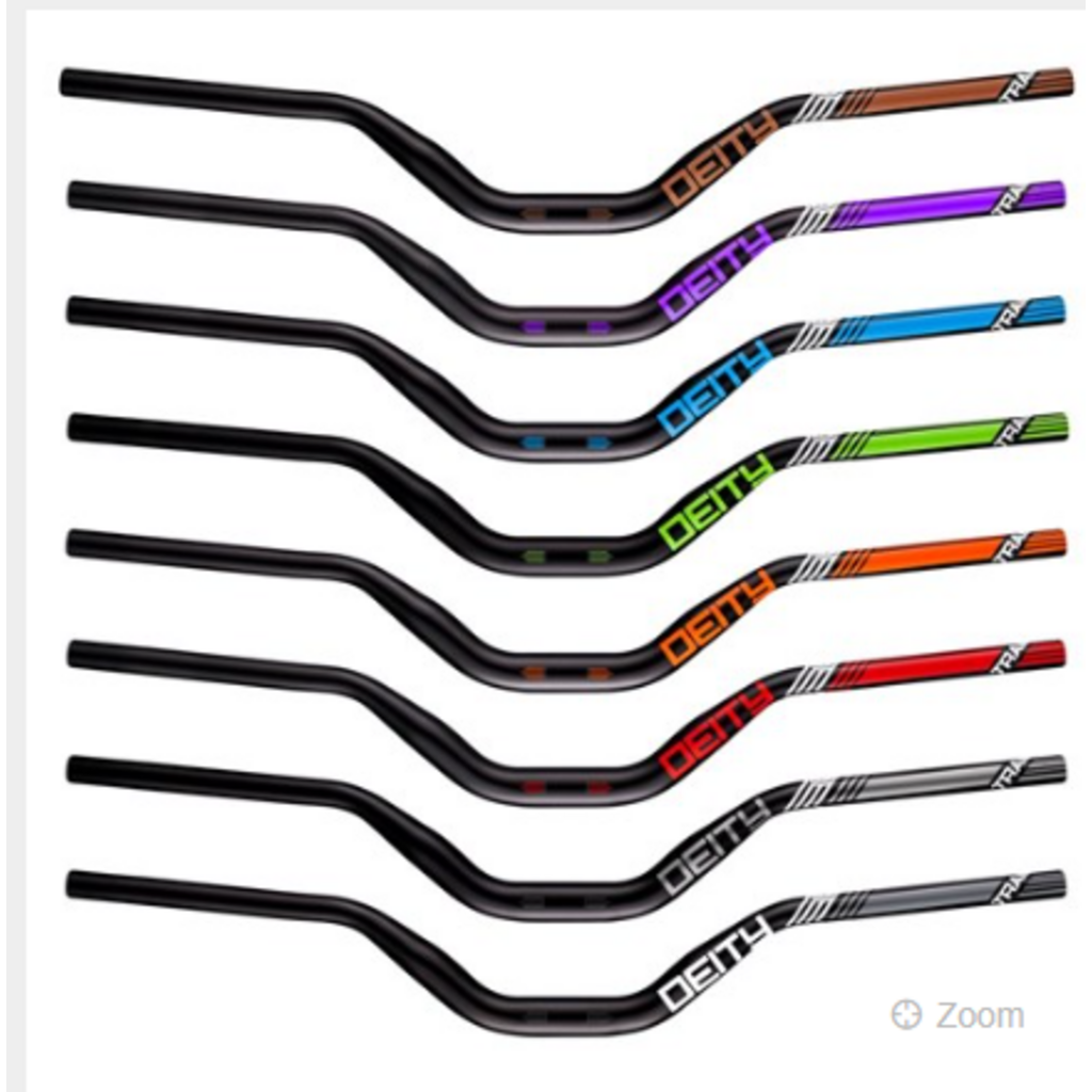 Deity DEITY Alloy Handlebar Highside 760 31.8MM X 80MM STEALTH