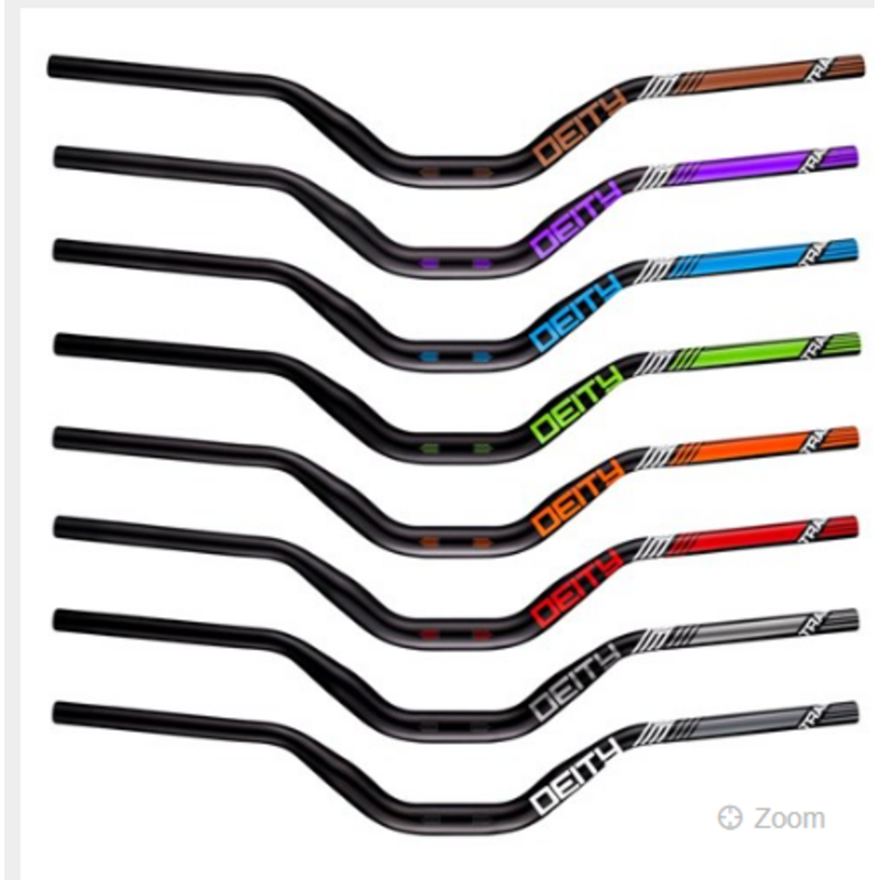 Deity DEITY Alloy Handlebar Highside 760 31.8MM X 80MM STEALTH