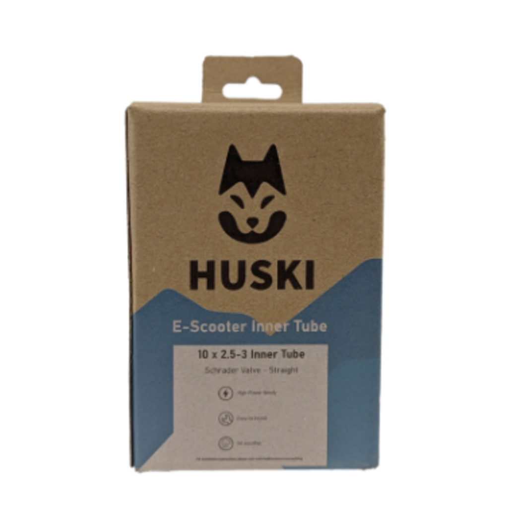 HUSKI Huski E-scooter Tube 10" x 2.5-3" Schrader Valve Straight
