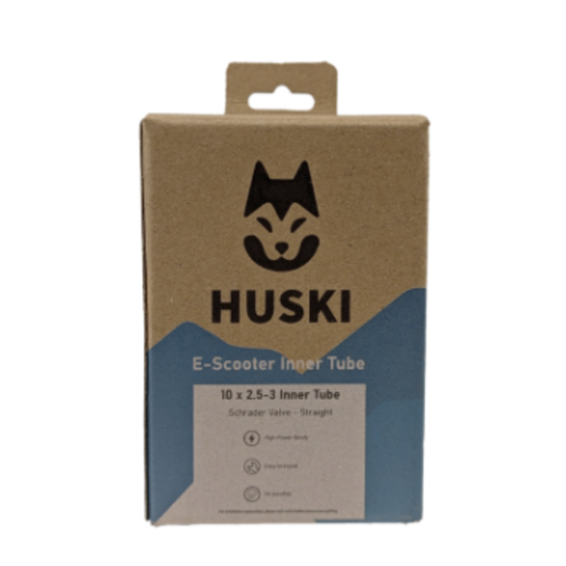 HUSKI Huski E-scooter Tube 10" x 2.5-3" Schrader Valve Straight