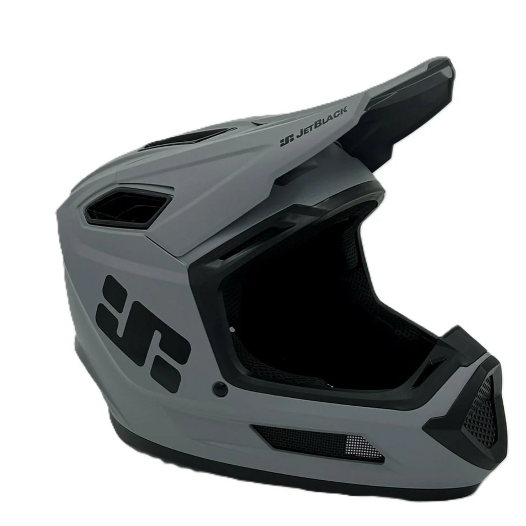 Jet Black Jetblack Pro Helmet Grey