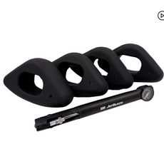 Jet Black Jetblack Inflatable Rocker Feet Oval 4 pack