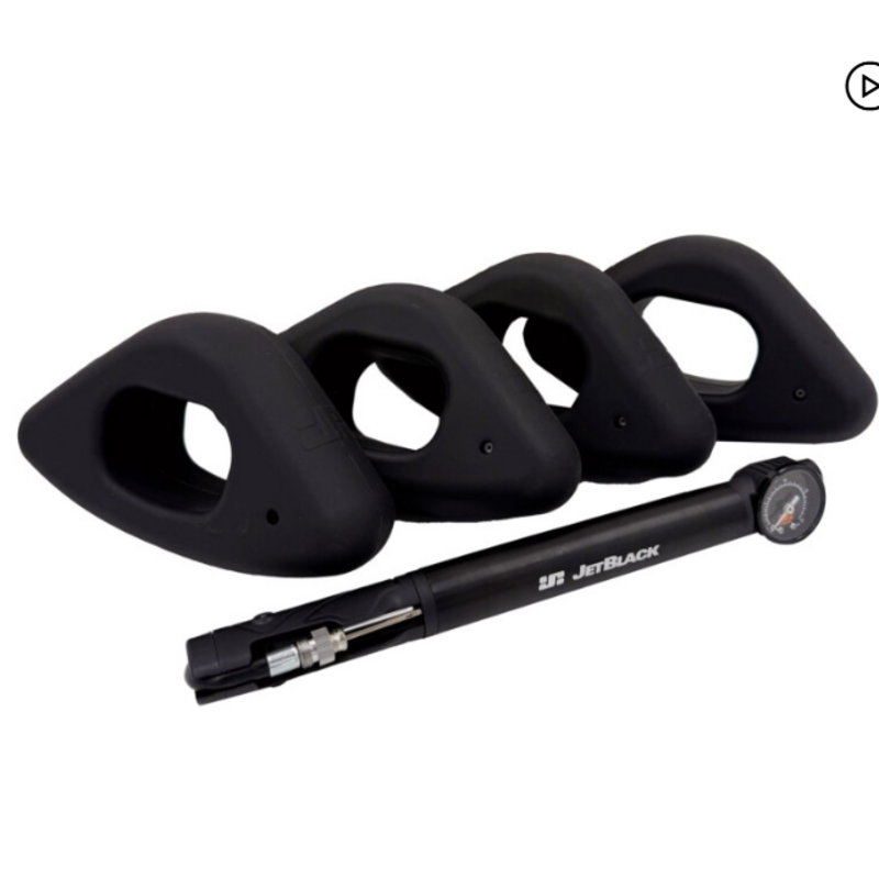 Jet Black Jetblack Inflatable Rocker Feet Oval 4 pack