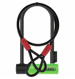 ABUS 410K ULTRA U-Bolt + Loop Cable- 23cm + 120cm cable