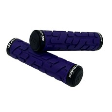 Jet Black JetBlack Rivet Lock On Grips Purple/Black Rings